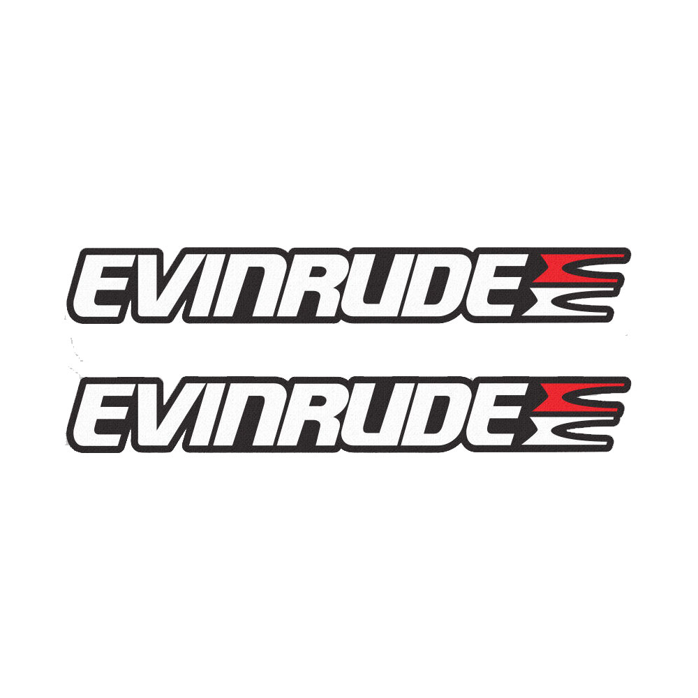 Fishing Boat Outboard Motor - Evinrude 스티커 데칼 비닐 아웃보드 마린
