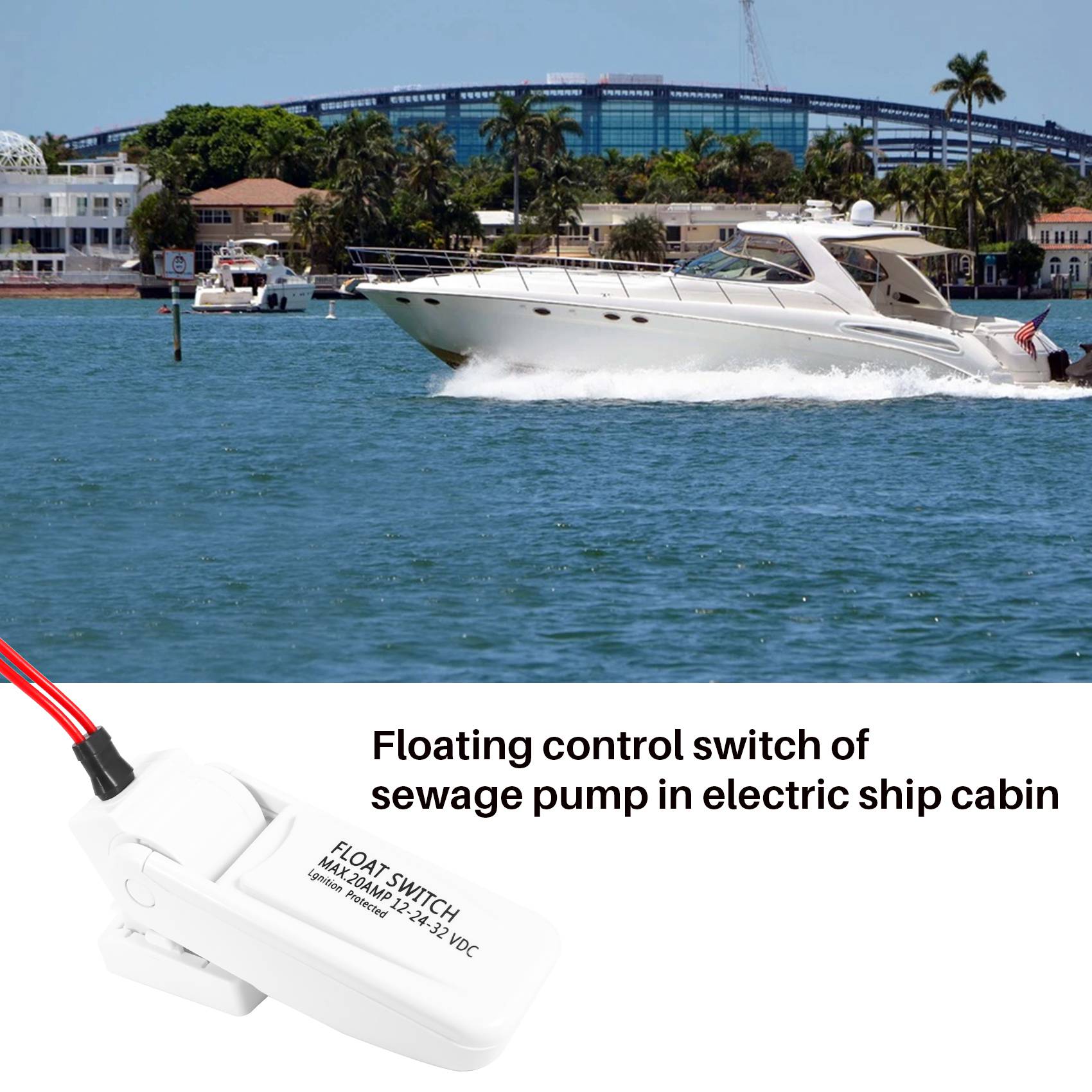 AASS-빌지 펌프 플로트 스위치 자동 12V 24V  - Fishing Boat Bilge Pump 리뷰 및 가격