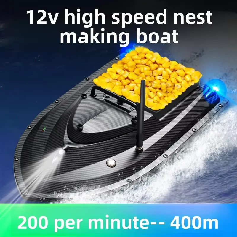 TRY&V 신형 12V 고속 대형 고양이 낚시 미끼 투 - Fishing Boat Gps 리뷰 및 가격