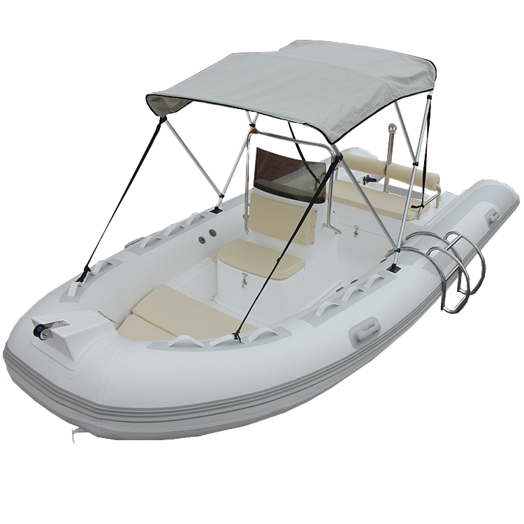 CE 인증 4.8m Deep-V 바닥 유리 섬유 RIB - Fishing Boat Fiberglass 리뷰 및 가격
