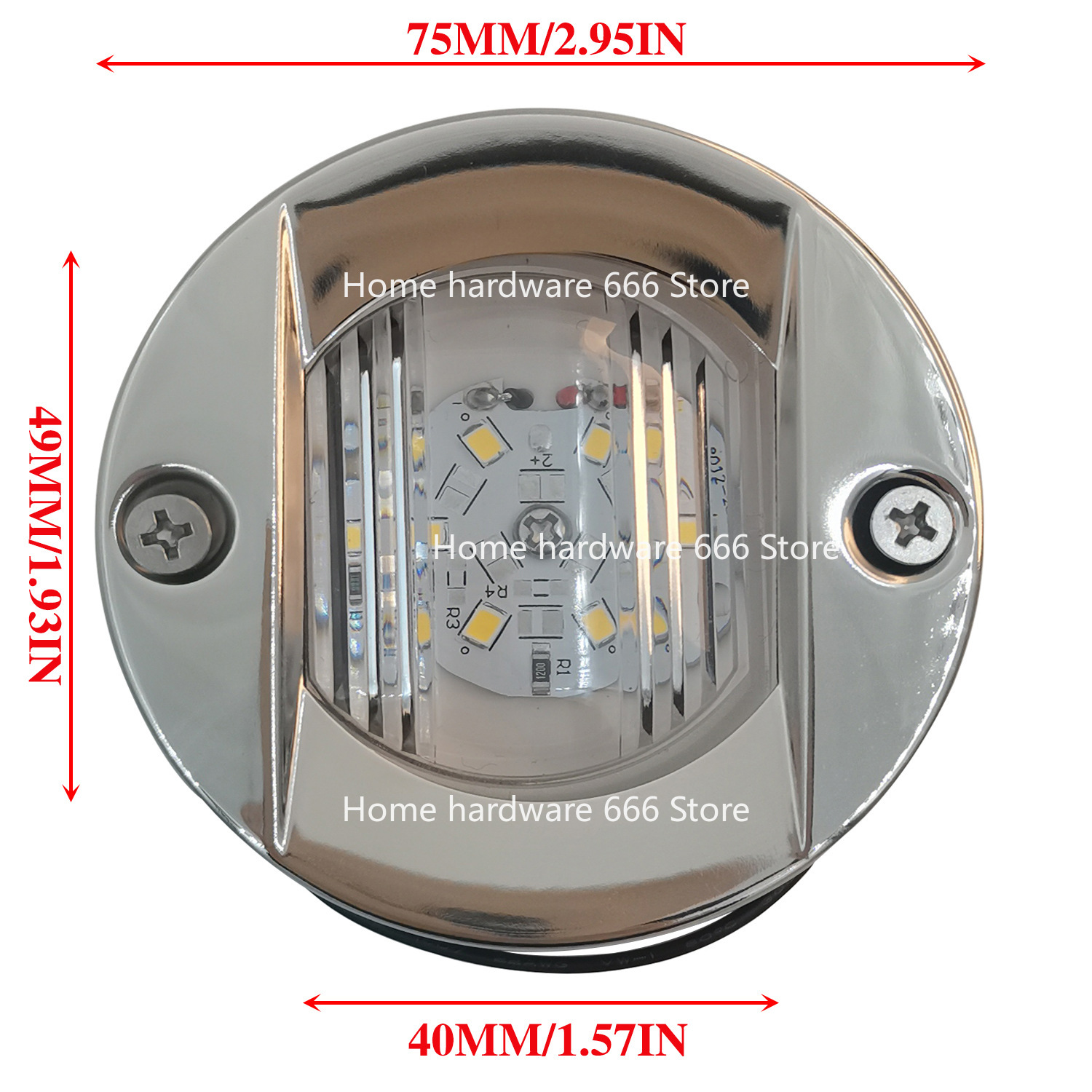 스테인리스 스틸 원형 선미등 LED 요트 특수 측면 탱 - Fishing Boat Navigation Light 리뷰 및 가격