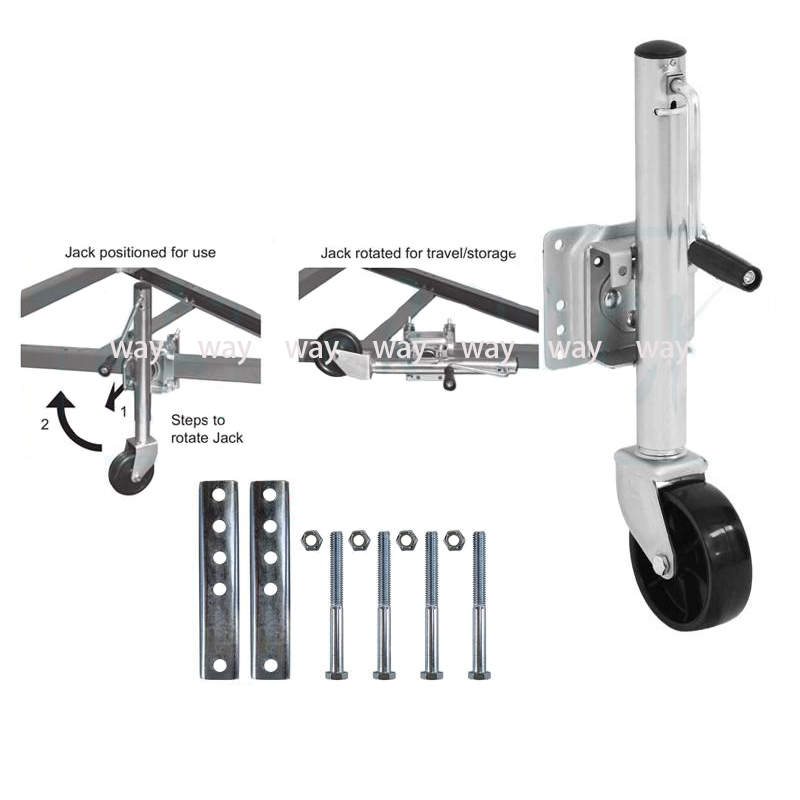 6인치 솔리드 휠 사이드윈드 라운드 스위블 트레일러 잭 - Fishing Boat Steering Wheel 리뷰 및 가격