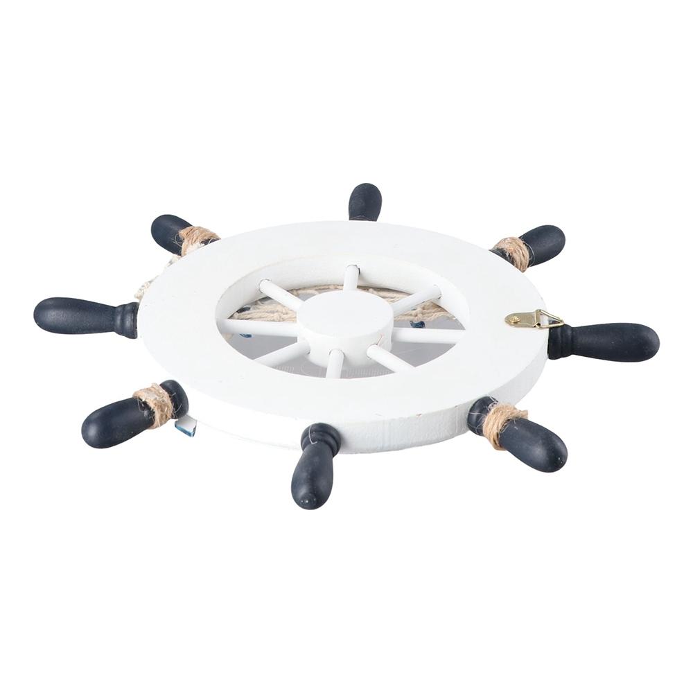 빈티지 해양 장식 공예품 예술 가정용 어망 나무 보트  - Fishing Boat Steering Wheel 리뷰 및 가격