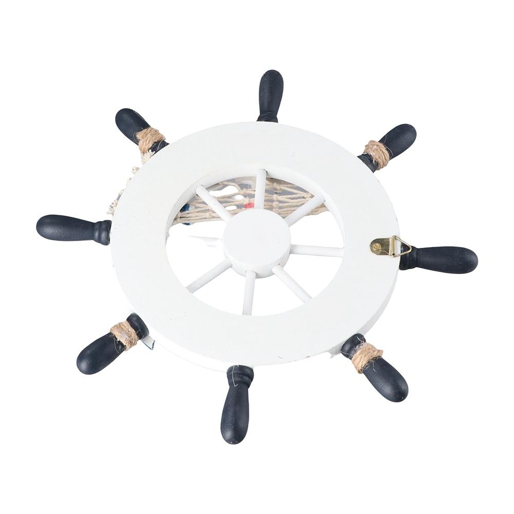 빈티지 해양 장식 공예품 예술 가정용 어망 나무 보트  - Fishing Boat Steering Wheel 리뷰 및 가격