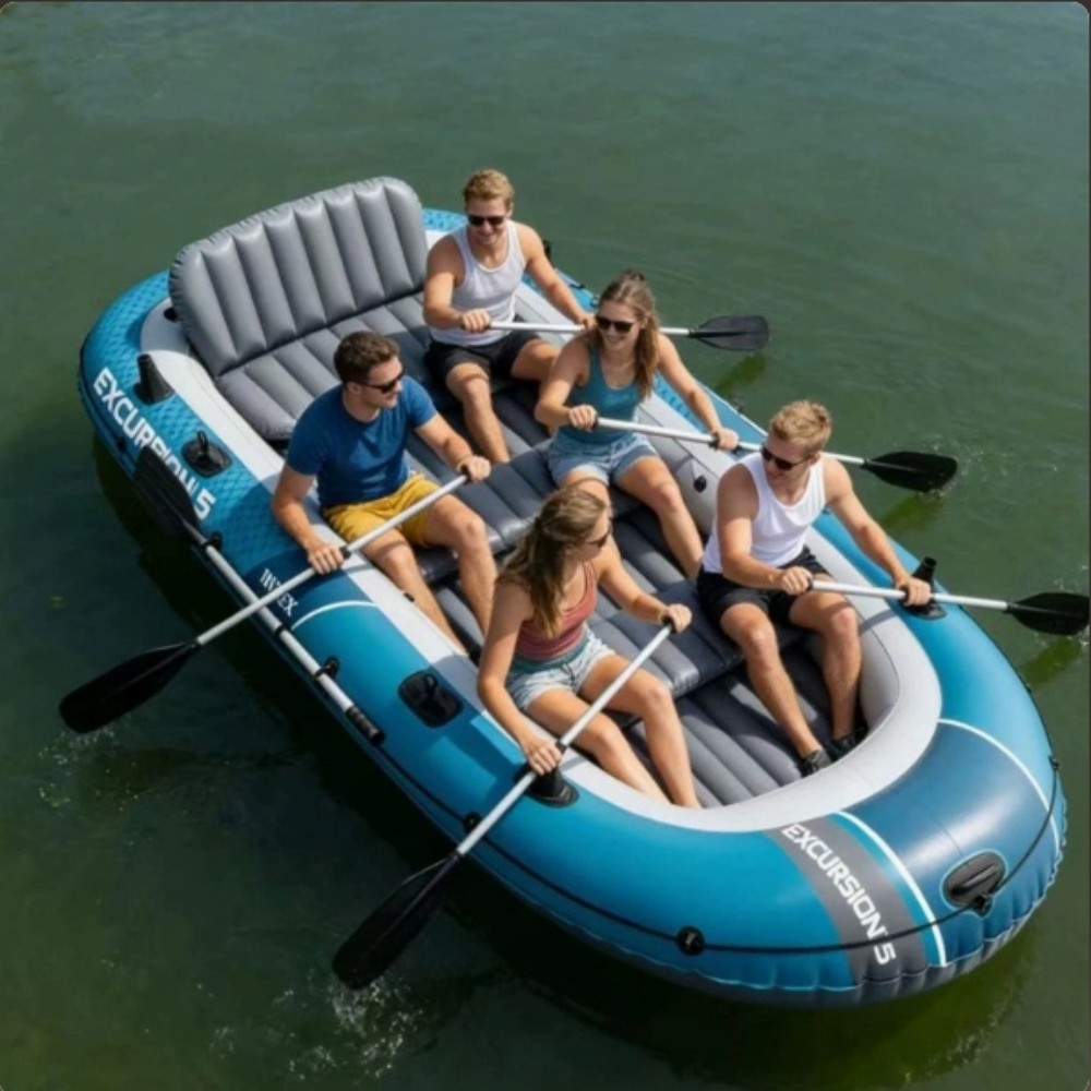 2인용 4인용 두꺼운 카약, 야외용 공격 보트, 풍선  - Fishing Boat Inflatable 리뷰 및 가격