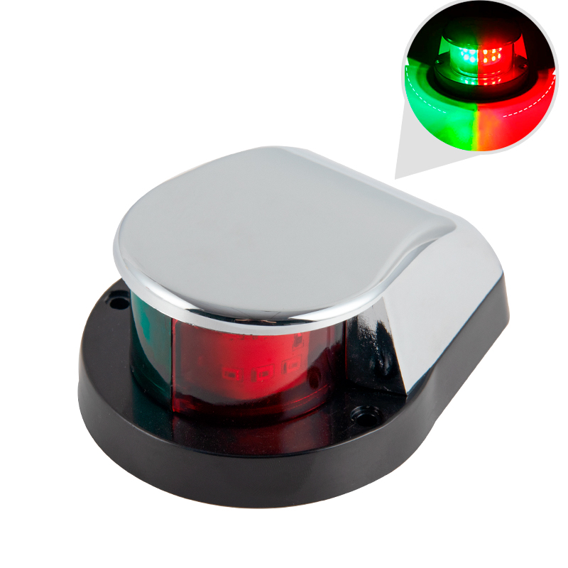 12V LED 해양 항해등 두 개의 빨간색 녹색 흰색  - Fishing Boat Navigation Light 리뷰 및 가격