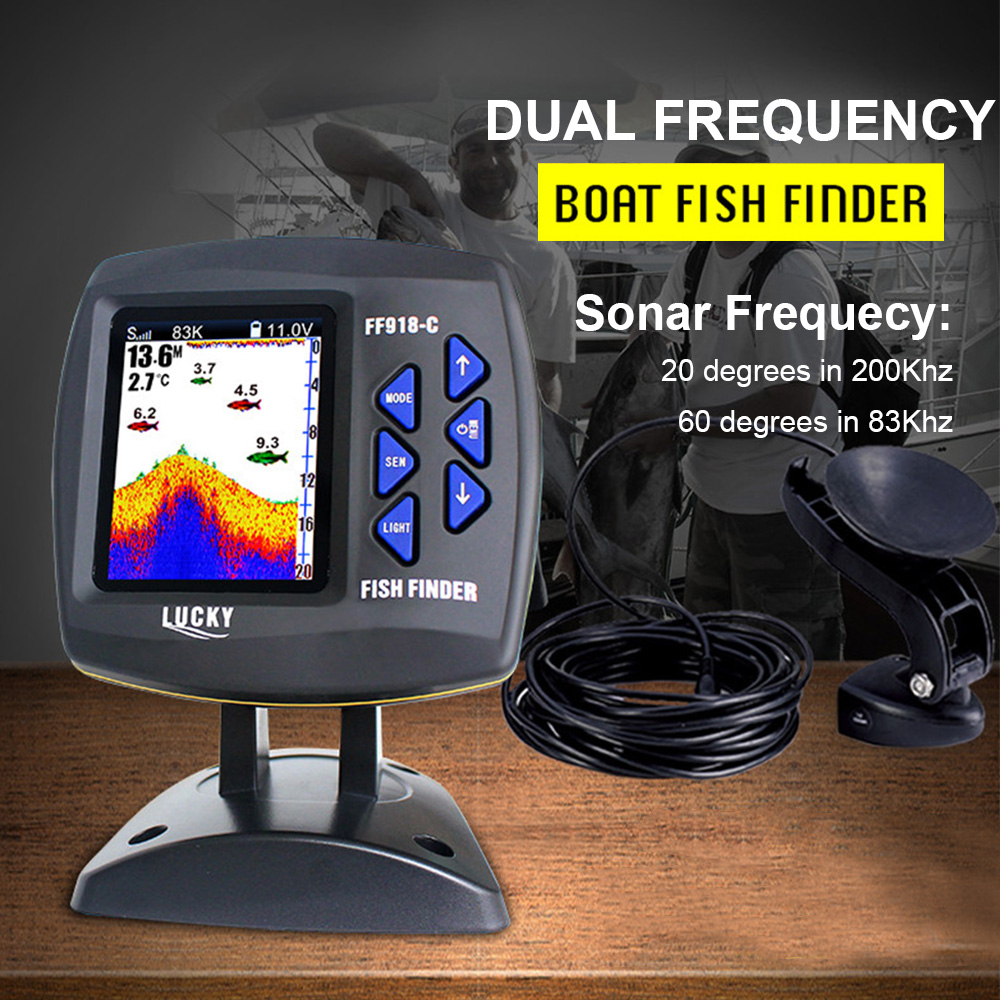FF918-C100DS 컬러 스크린 유선 어군 탐지기, - Fishing Boat Depth Finder 리뷰 및 가격