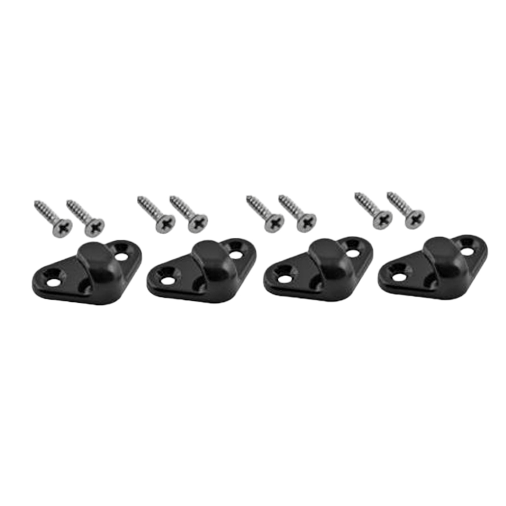 카약 번지 코드를 위한 검정색 나일론 래싱 후크 4 팩 - Fishing Boat Steering Wheel 리뷰 및 가격