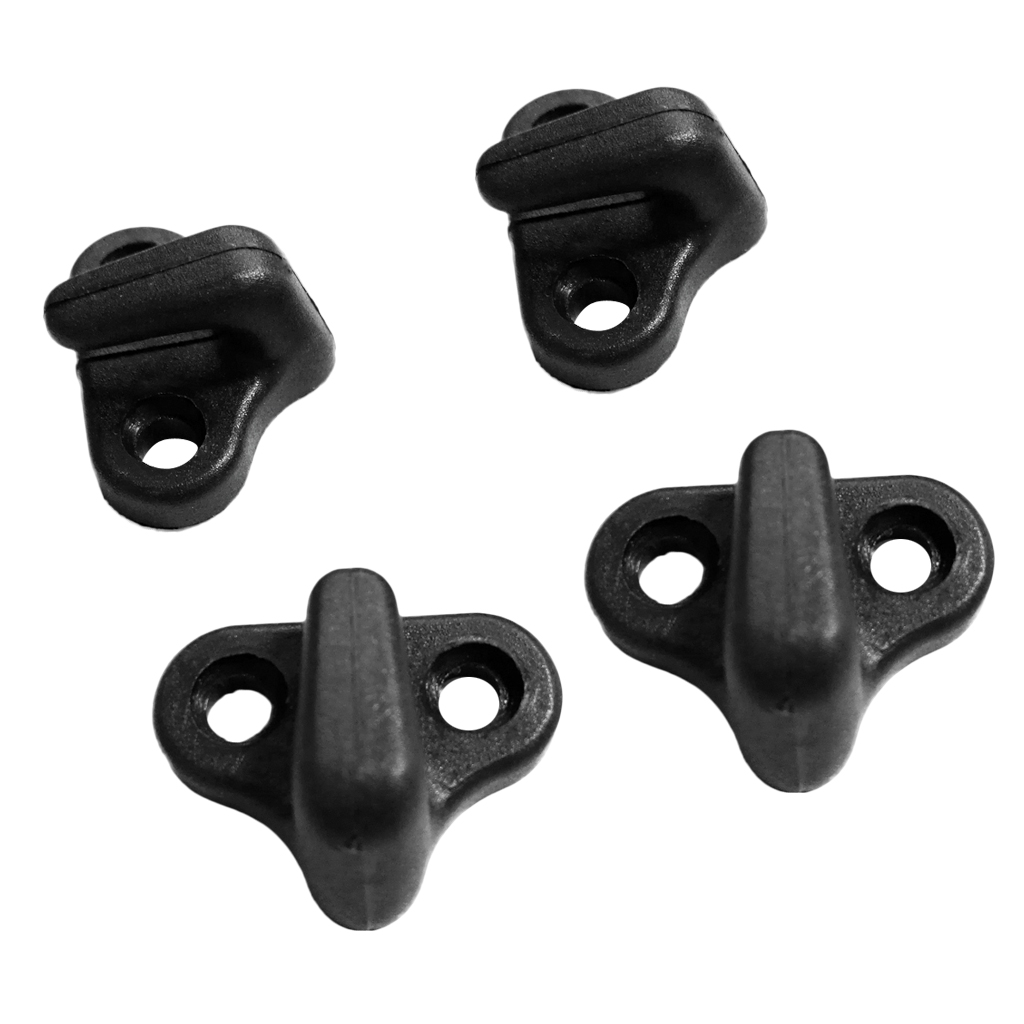 카약 번지 코드를 위한 검정색 나일론 래싱 후크 4 팩 - Fishing Boat Steering Wheel 리뷰 및 가격